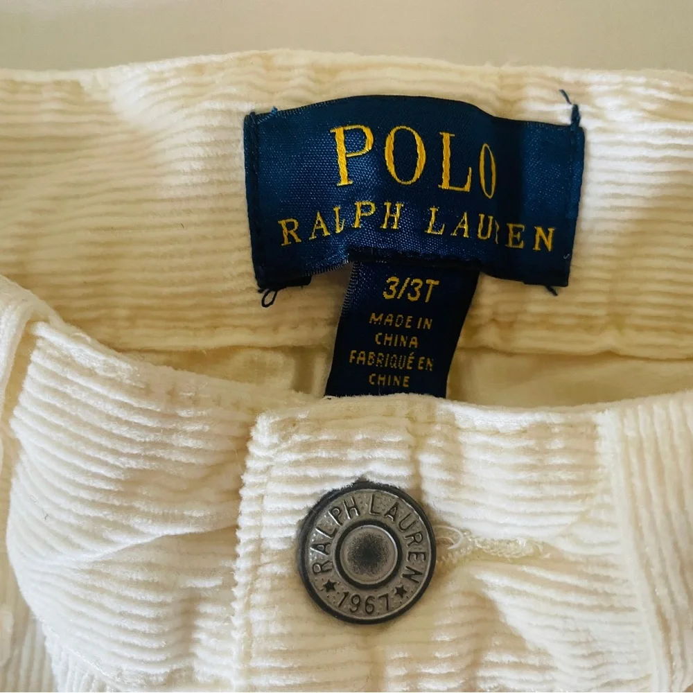 RALPH LAUREN Corduroy Pants Toddler Girls